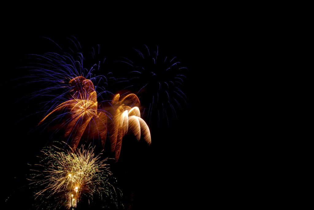 fireworks, celebration, pyrotechnics